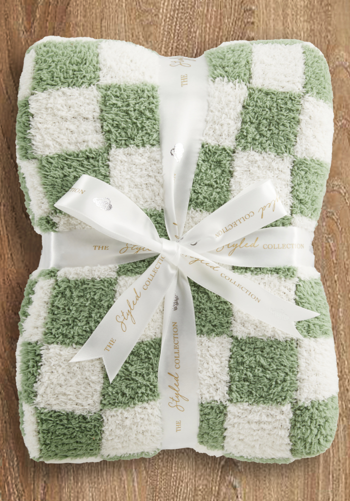Checkered Receiving Buttery Blanket