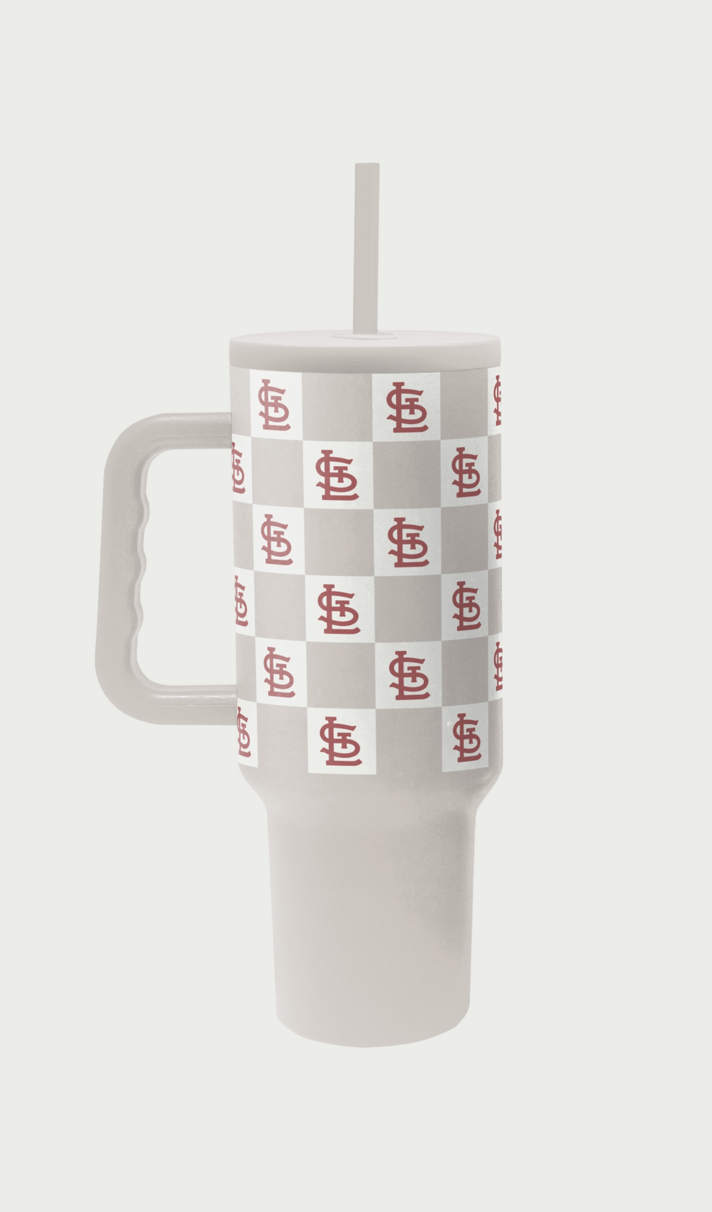 St Louis Cardinals Check Drinkware- 40oz