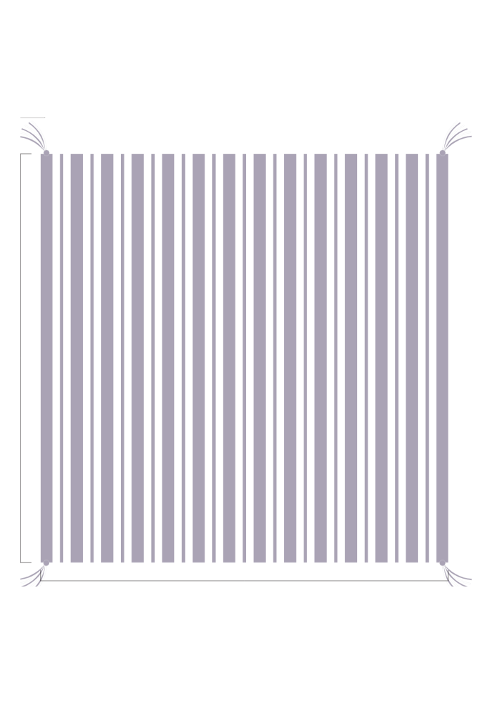 3D Stripe w/ Tassels- Receiving