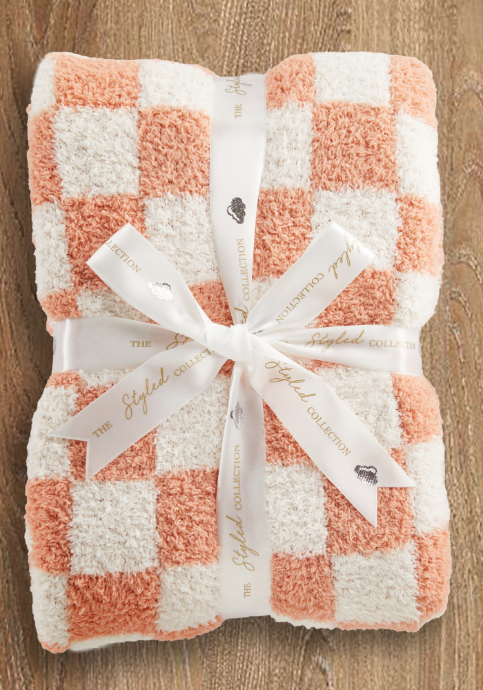 Checkered Receiving Buttery Blanket