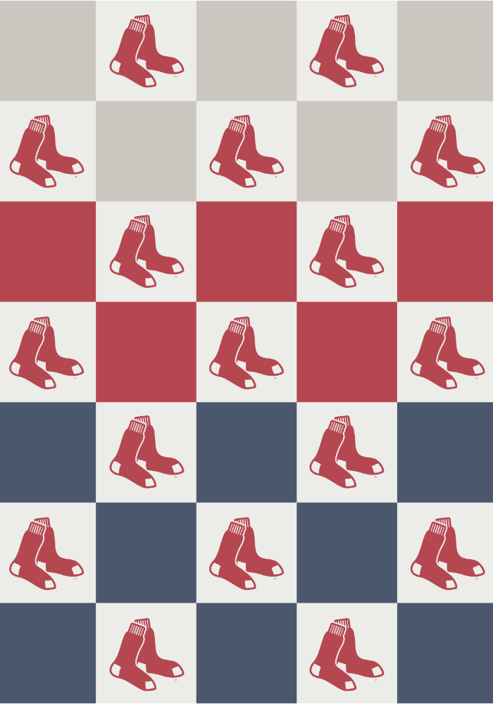 MLB Buttery Blanket- Ombre Check