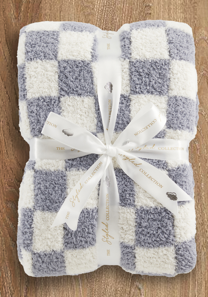 Checkered Receiving Buttery Blanket