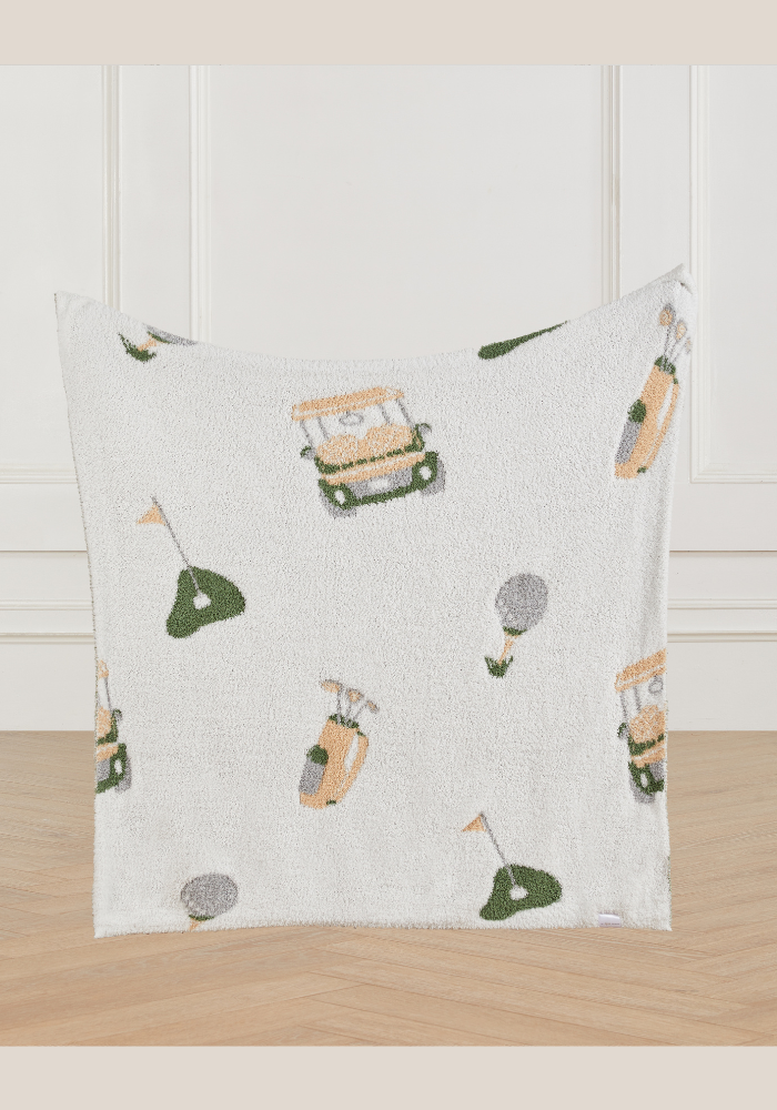 Golf Graphics Buttery Blanket