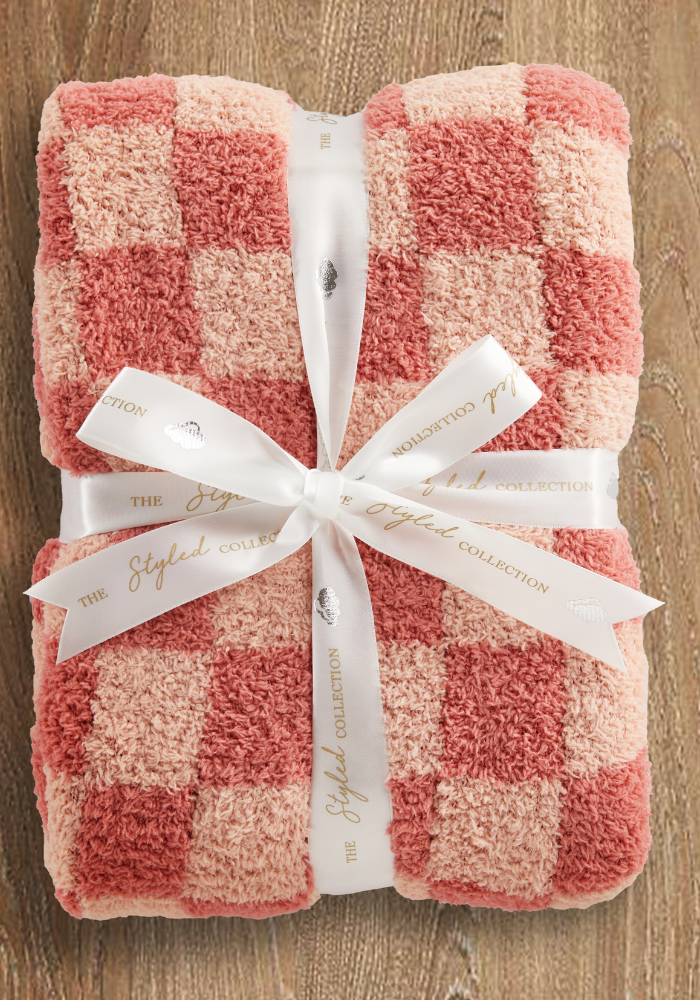 Checkered Receiving Buttery Blanket