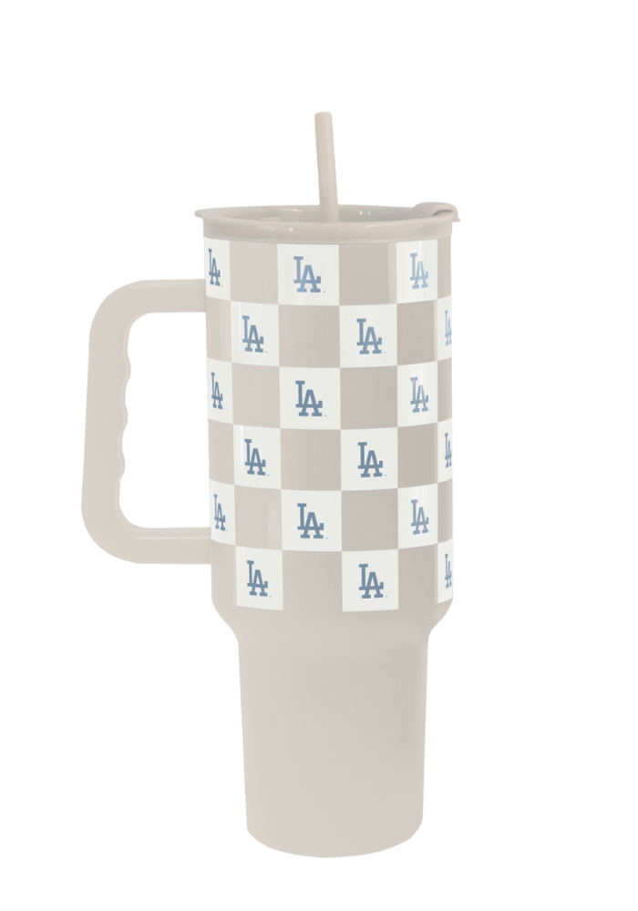 LA Dodgers Check Drinkware- 40oz