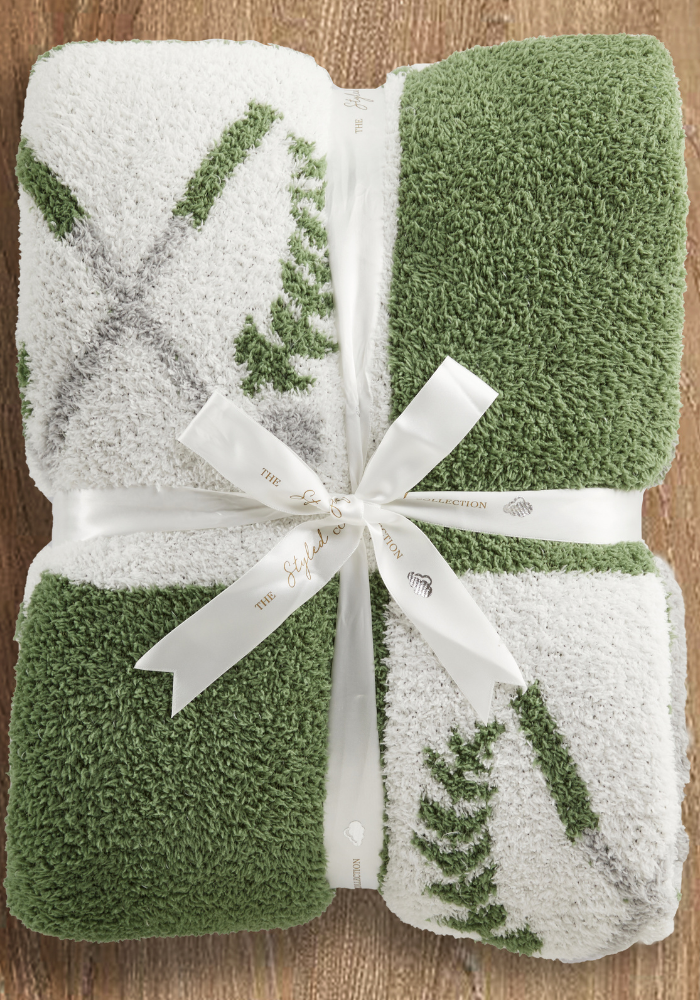 Golf Checkered Buttery Blanket