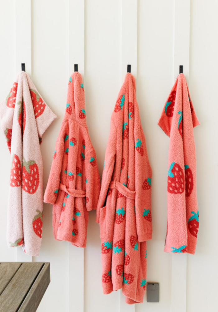 Strawberry Buttery Robe- Women's