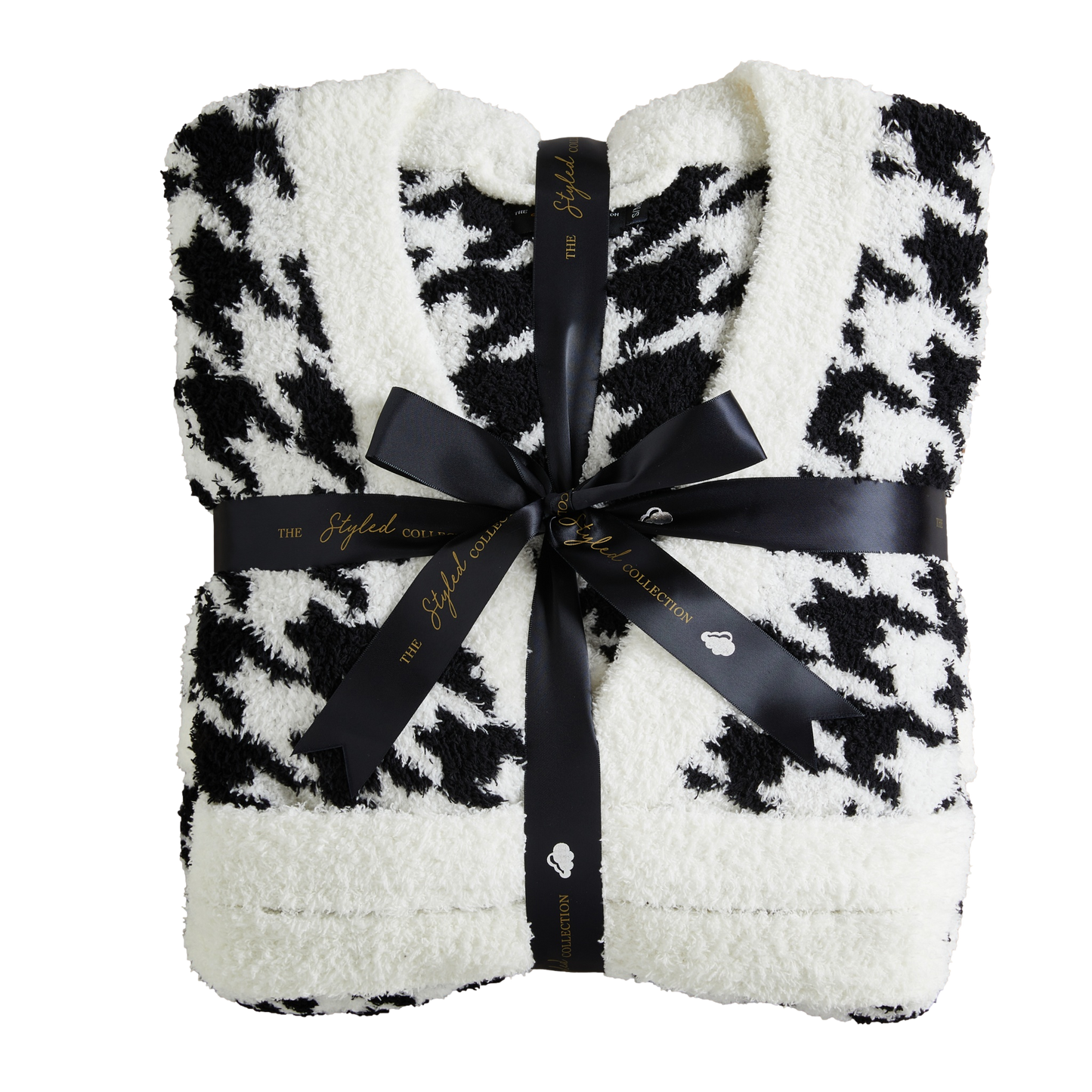 Houndstooth Buttery Robe