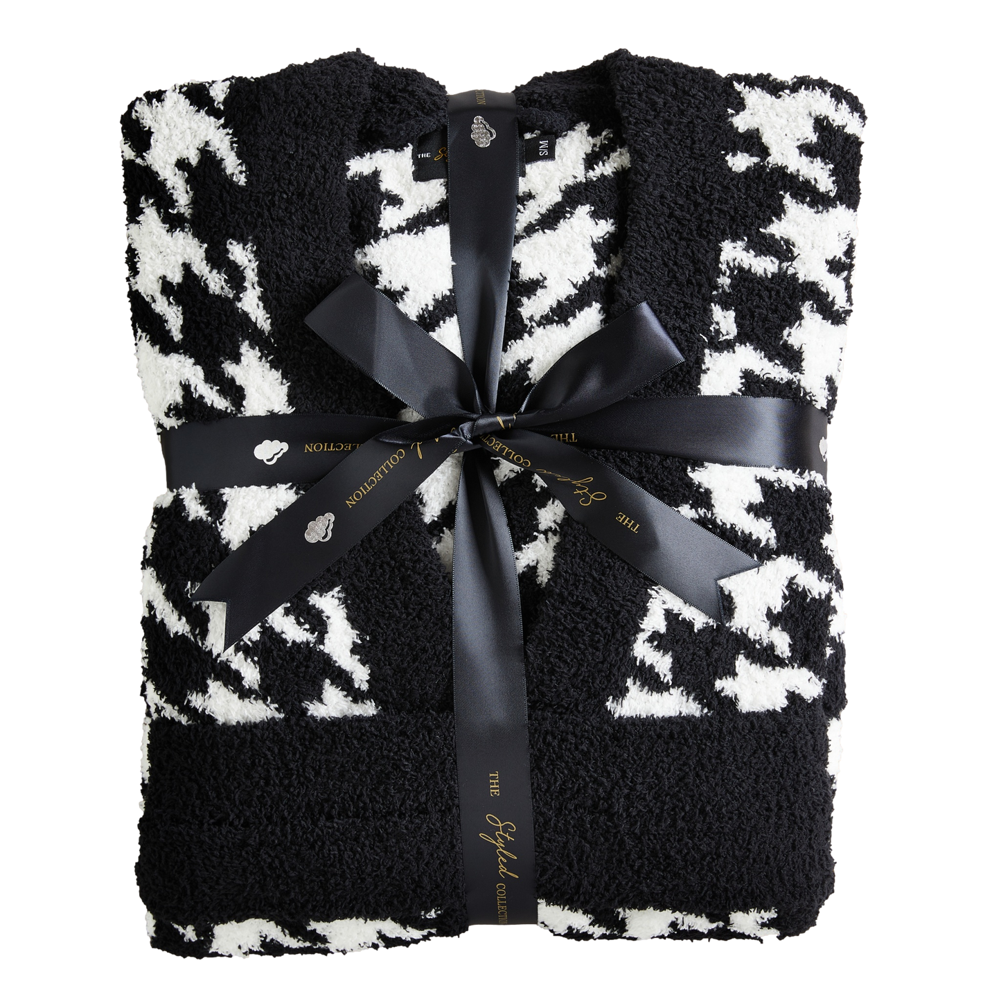 Houndstooth Buttery Robe
