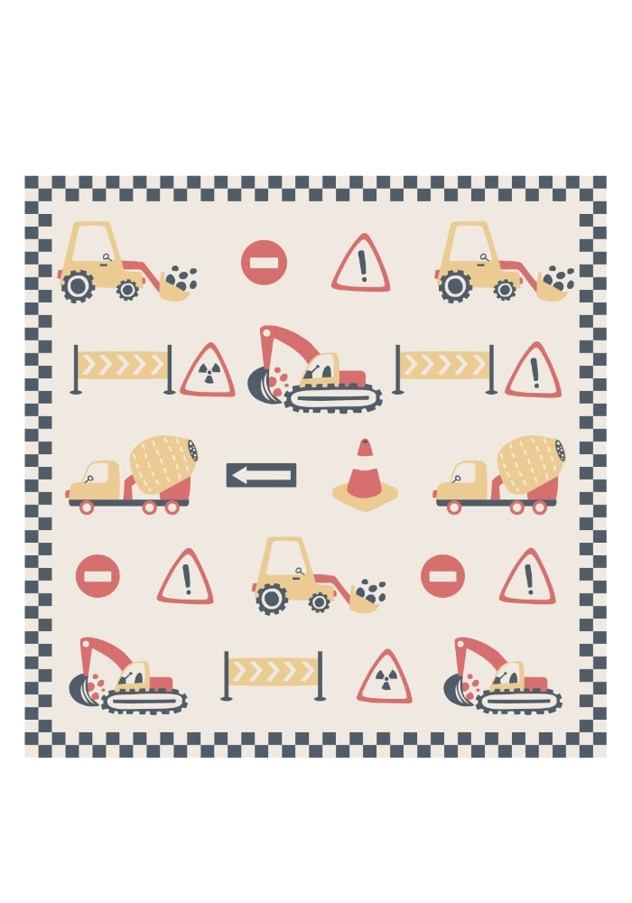 🚧 Construction Zone | 40" × 40" | PRE-ORDER • 9.09