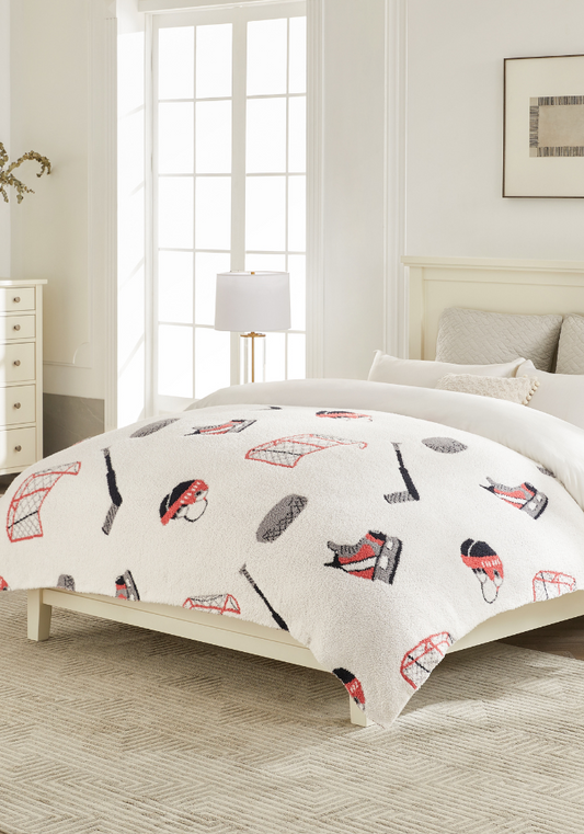 Hockey Buttery Blanket