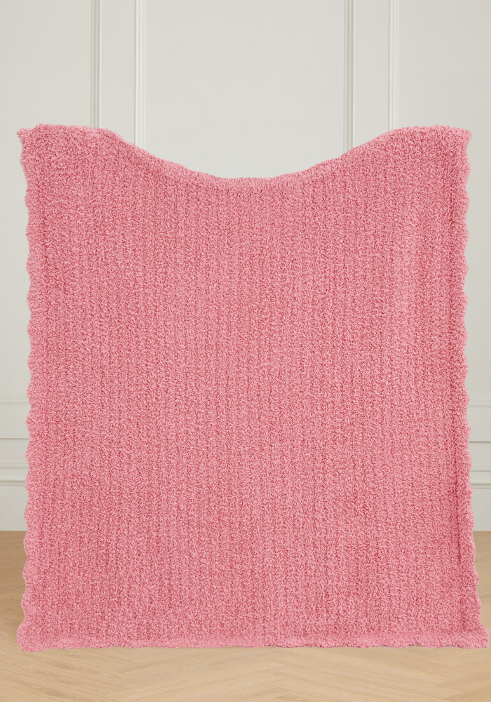 Sweet Scallop Buttery Blanket- Receiving