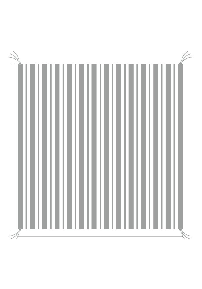 3D Stripe w/ Tassels- Receiving