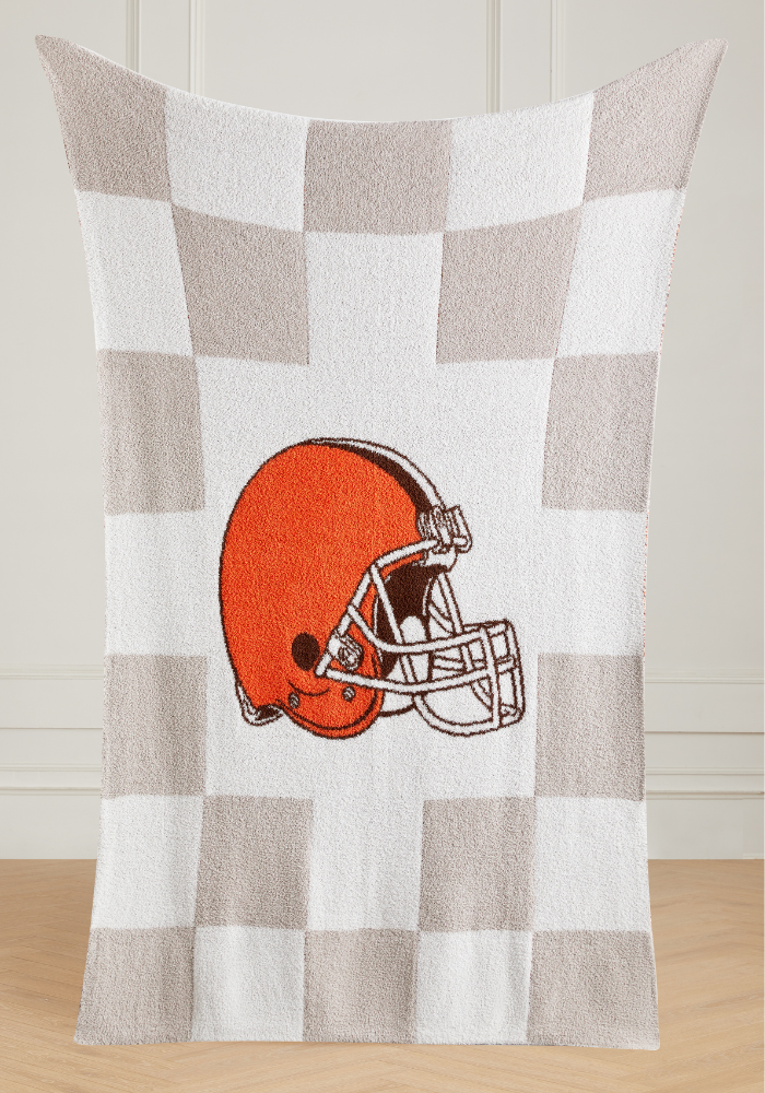 NFL Buttery Blanket- Neutral Check