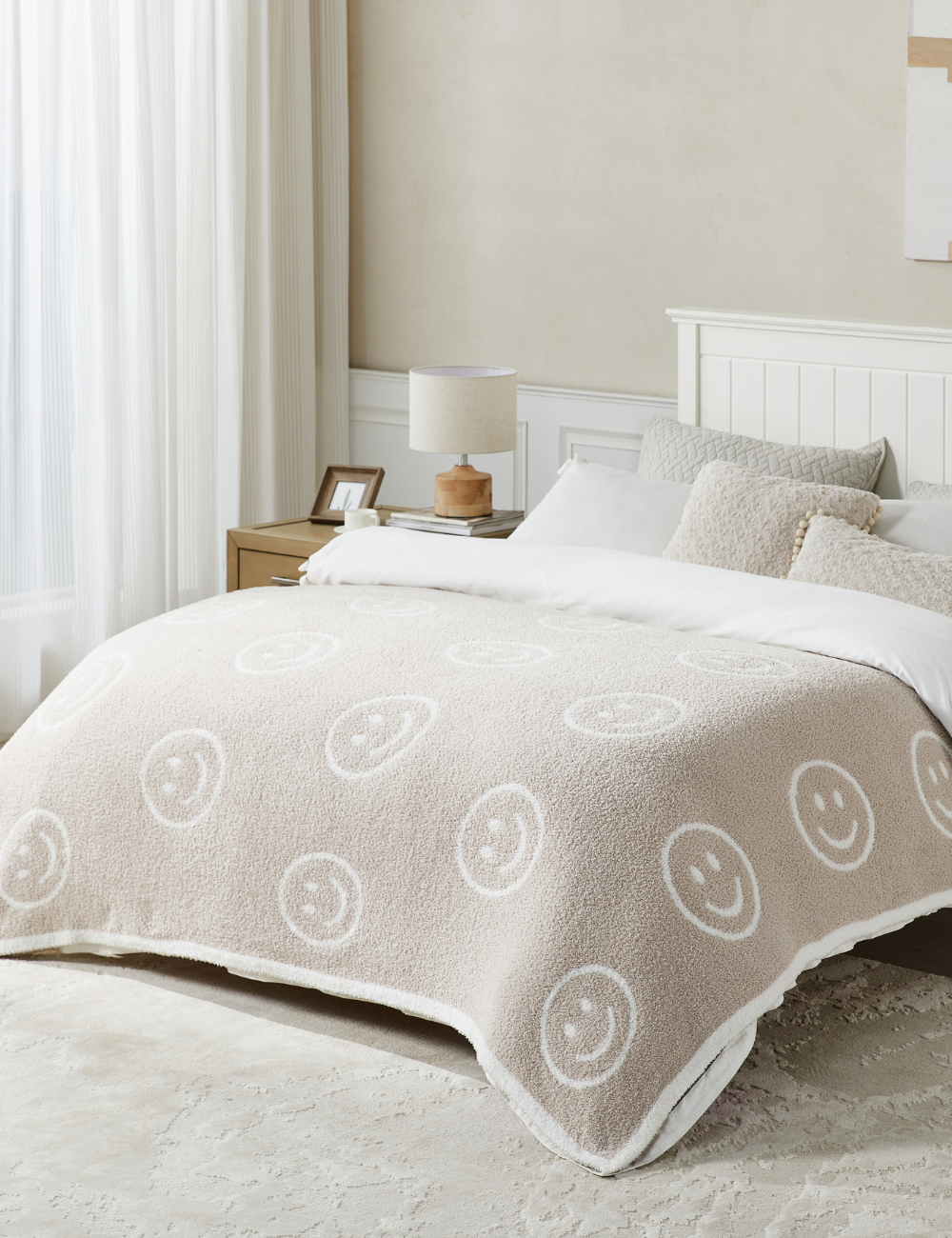 Smiley Buttery Blanket