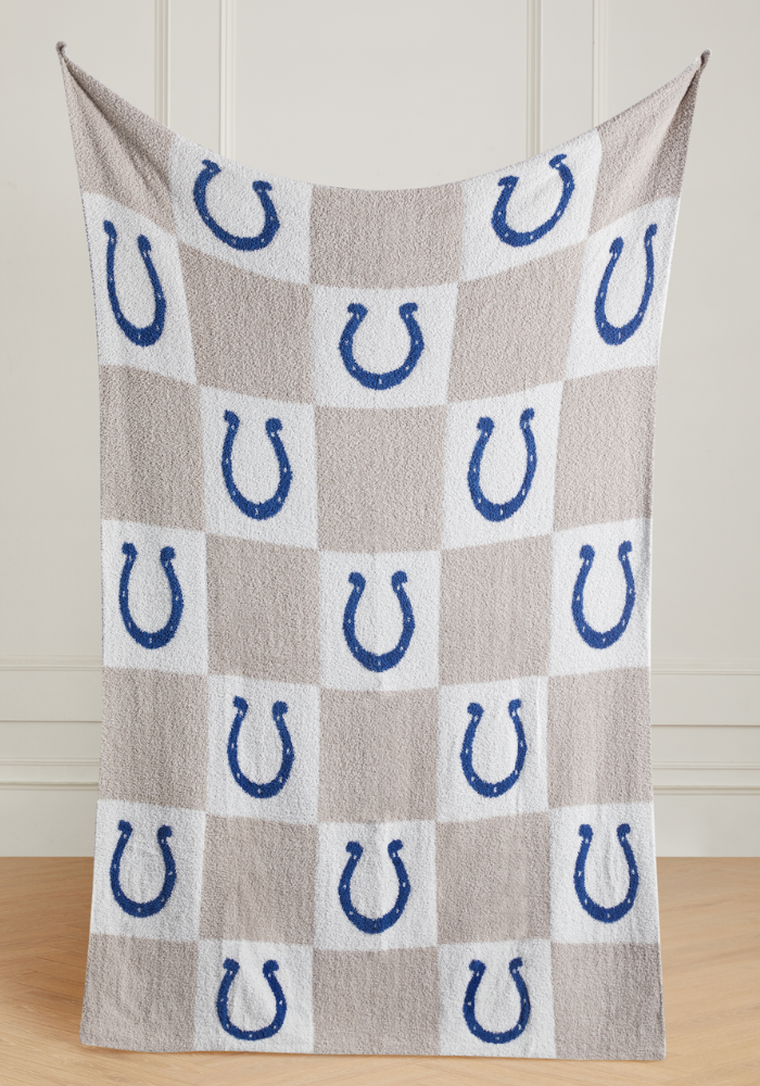 NFL Buttery Blanket- Neutral Check