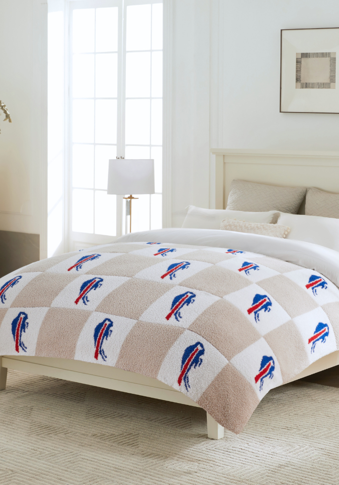 NFL Buttery Blanket- Neutral Check