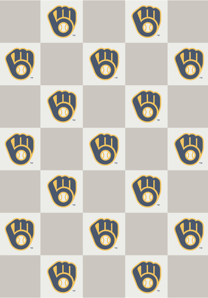 MLB Buttery Blanket- Neutral Check