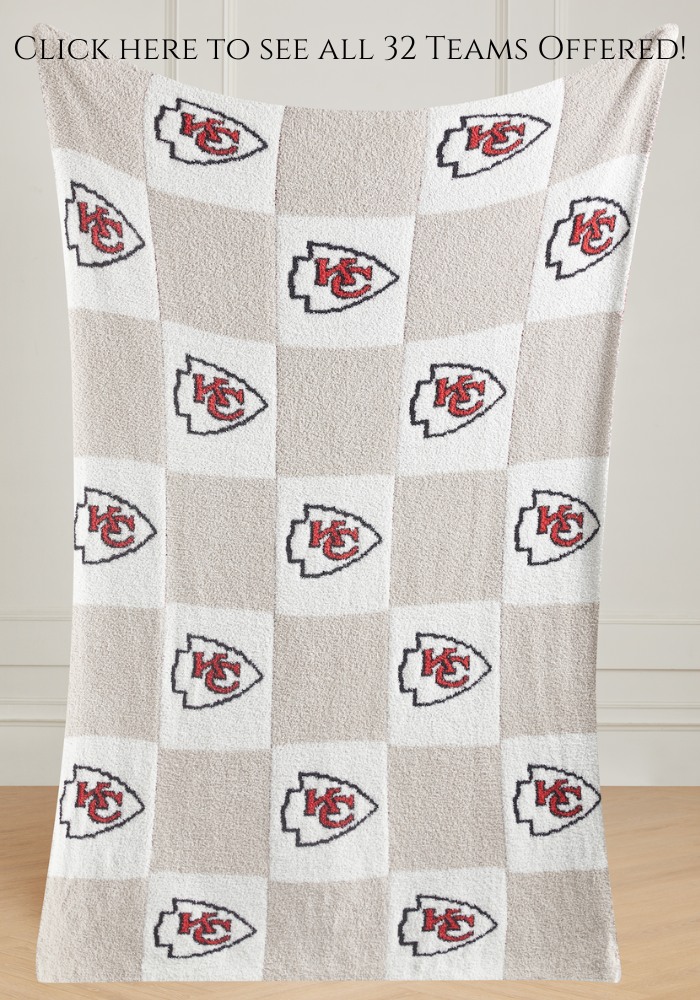 NFL Buttery Blanket- Neutral Check
