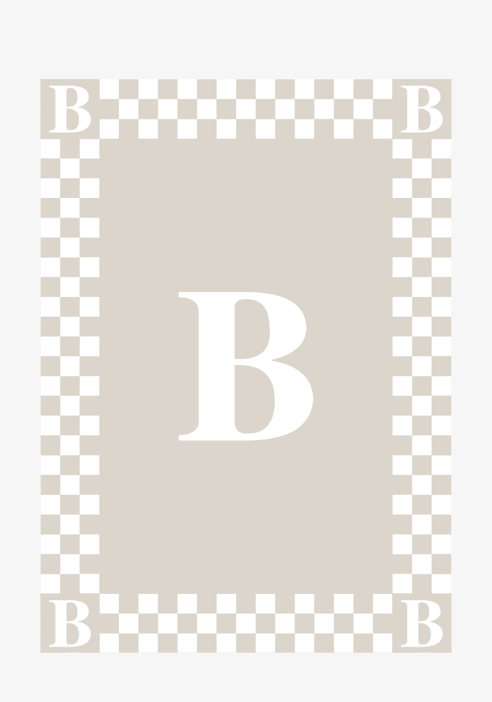 Monogram Initial Buttery Blanket