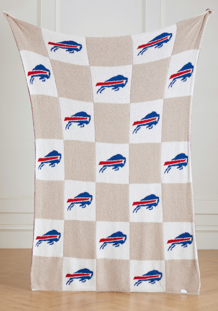 NFL Buttery Blanket- Neutral Check