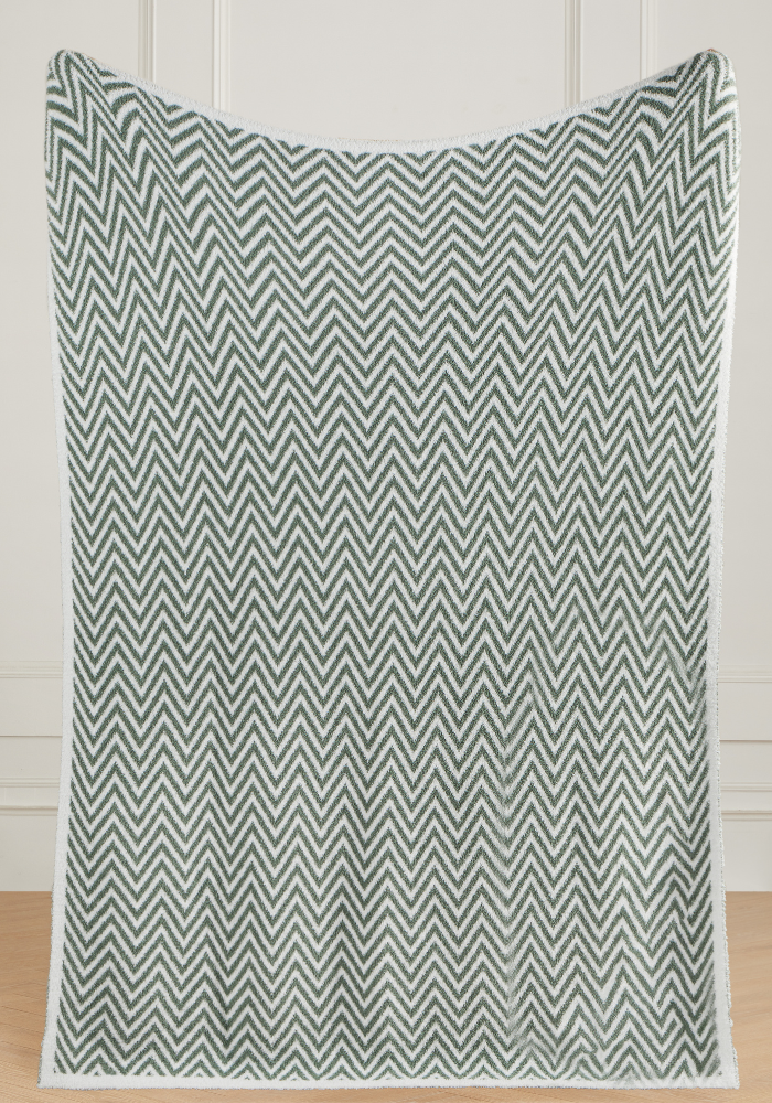 Chevron Buttery Blanket