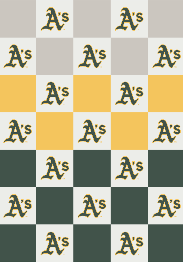 MLB Buttery Blanket- Oaklands A's