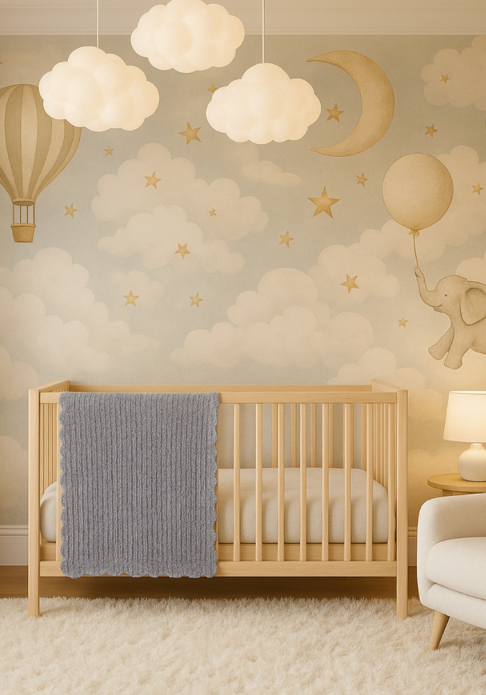 Sweet Scallop Buttery Blanket- Stroller