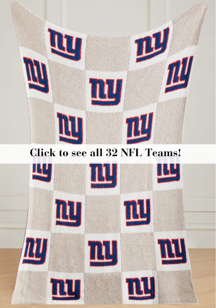 NFL Buttery Blanket- Neutral Check