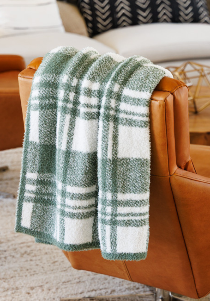 Windowpane Buttery Blanket