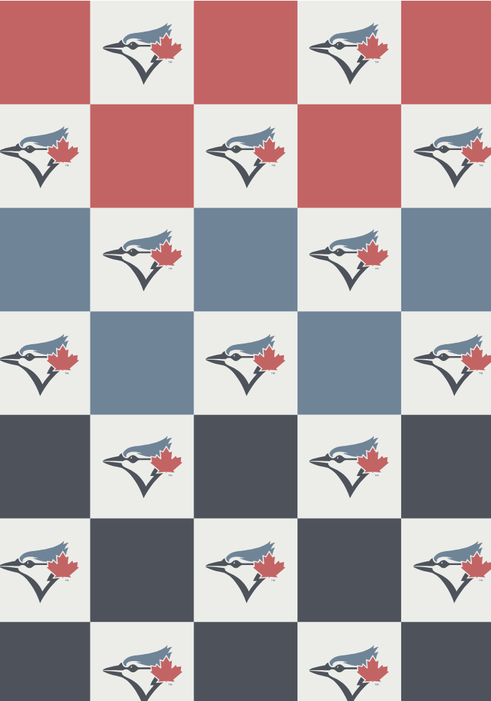 MLB Buttery Blanket- Ombre Check