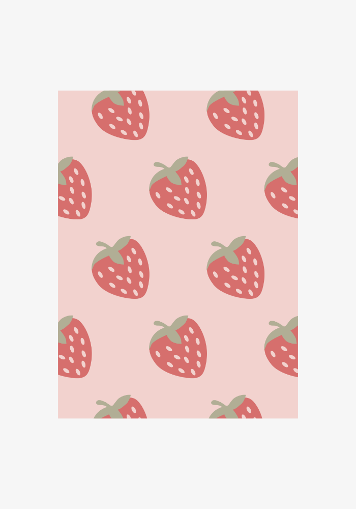 Strawberry Buttery Blanket- Stroller