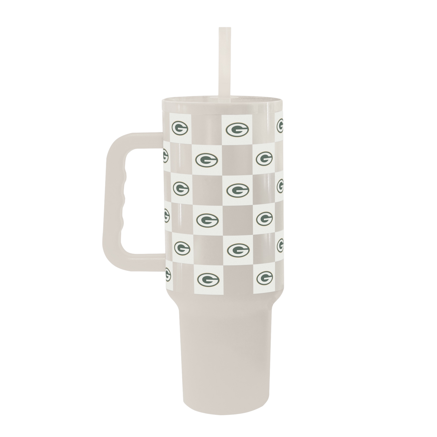 Greenbay Packers Check Drinkware- 40oz