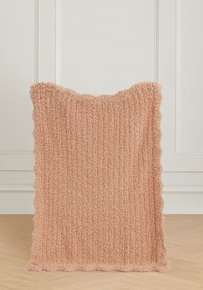 Sweet Scallop Buttery Blanket- Stroller