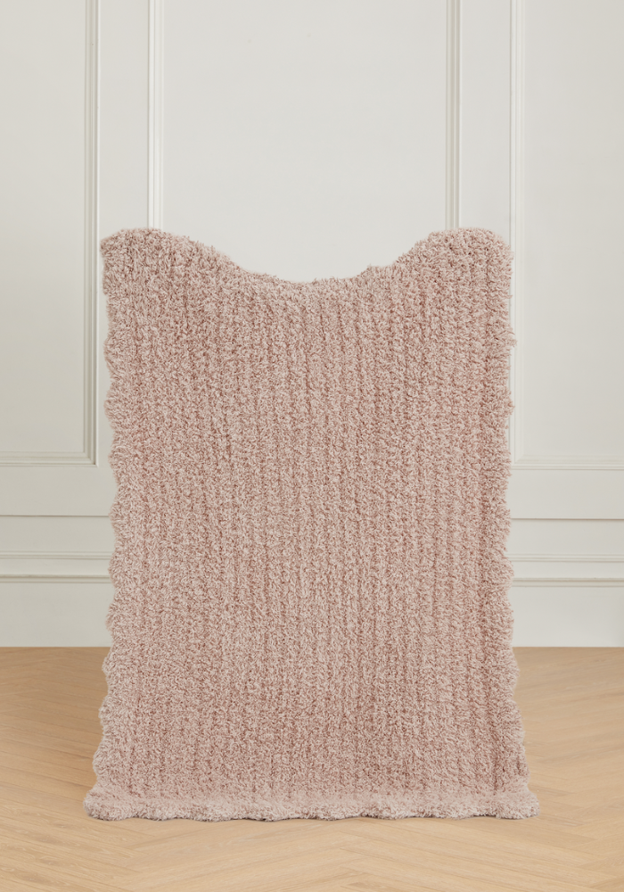 Sweet Scallop Buttery Blanket- Stroller