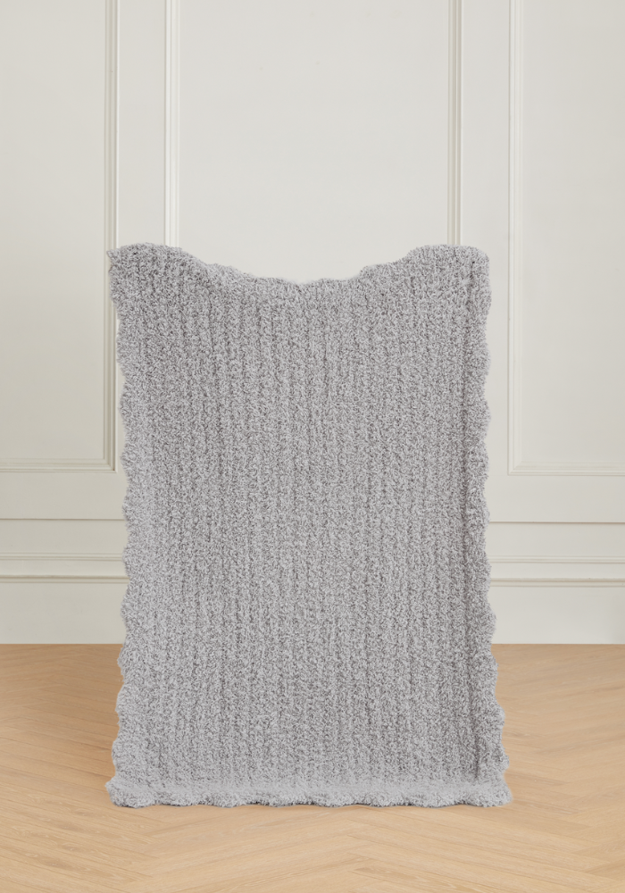 Sweet Scallop Buttery Blanket- Stroller