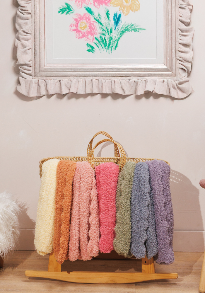 Sweet Scallop Buttery Blanket- Stroller