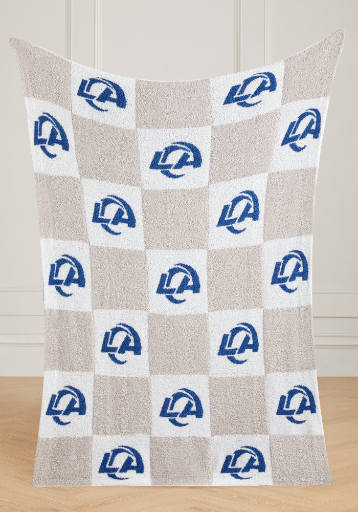 NFL Buttery Blanket- Neutral Check