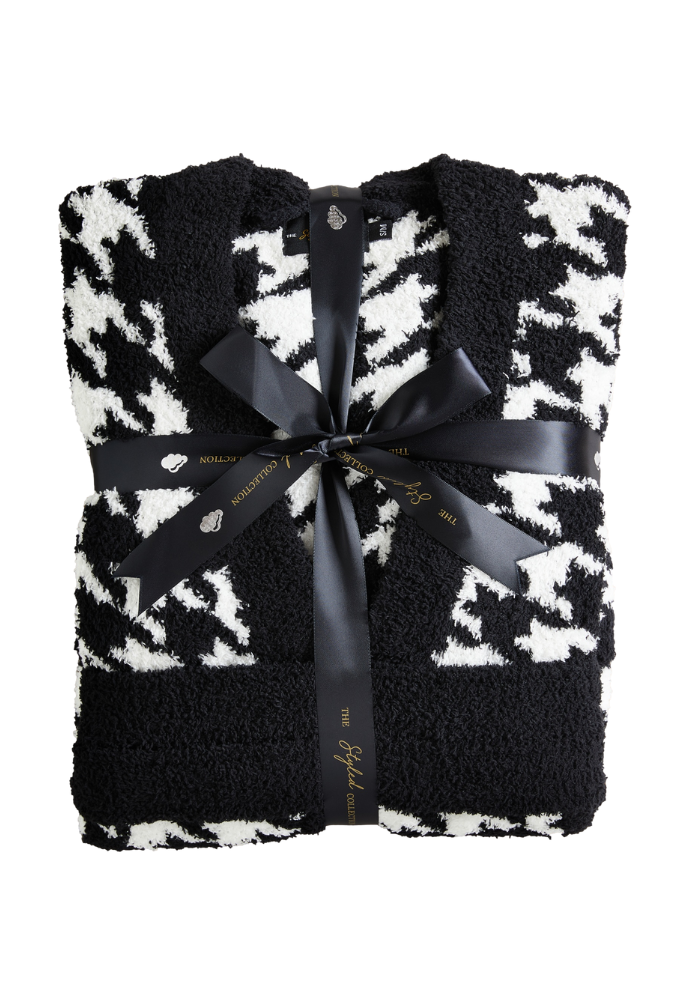 Houndstooth Buttery Robe