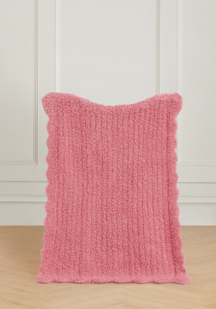 Sweet Scallop Buttery Blanket- Stroller