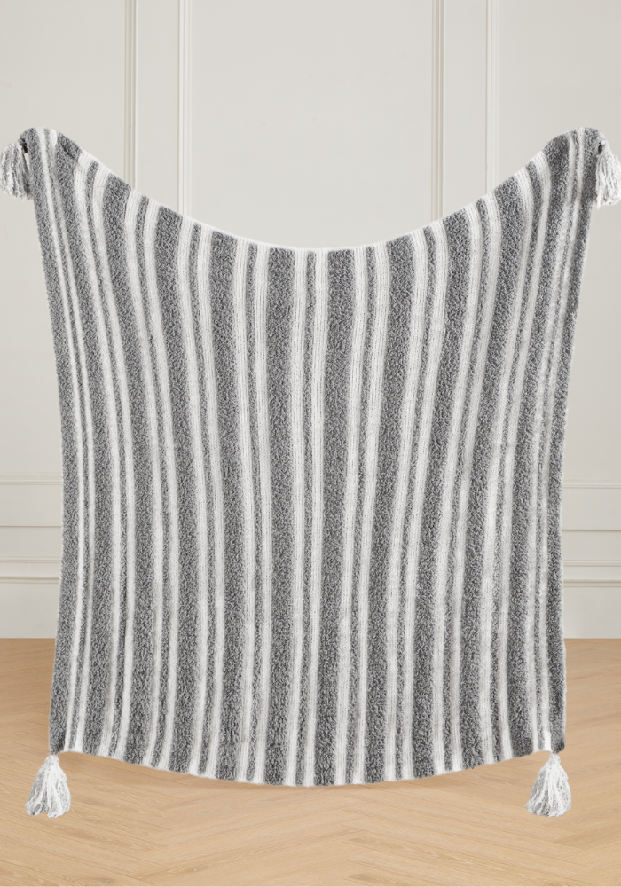 3D Stripe w/ Tassels- Receiving