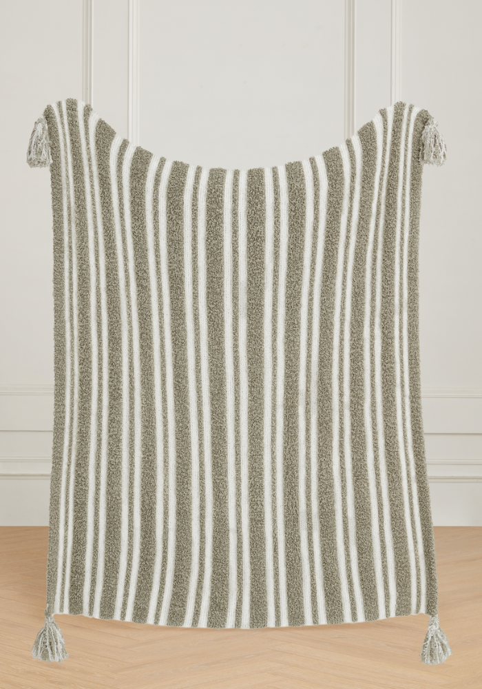 3D Stripe w/ Tassels- Receiving