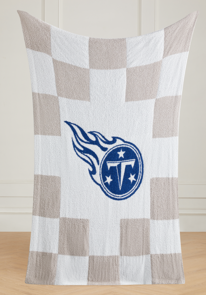 NFL Buttery Blanket- Neutral Check