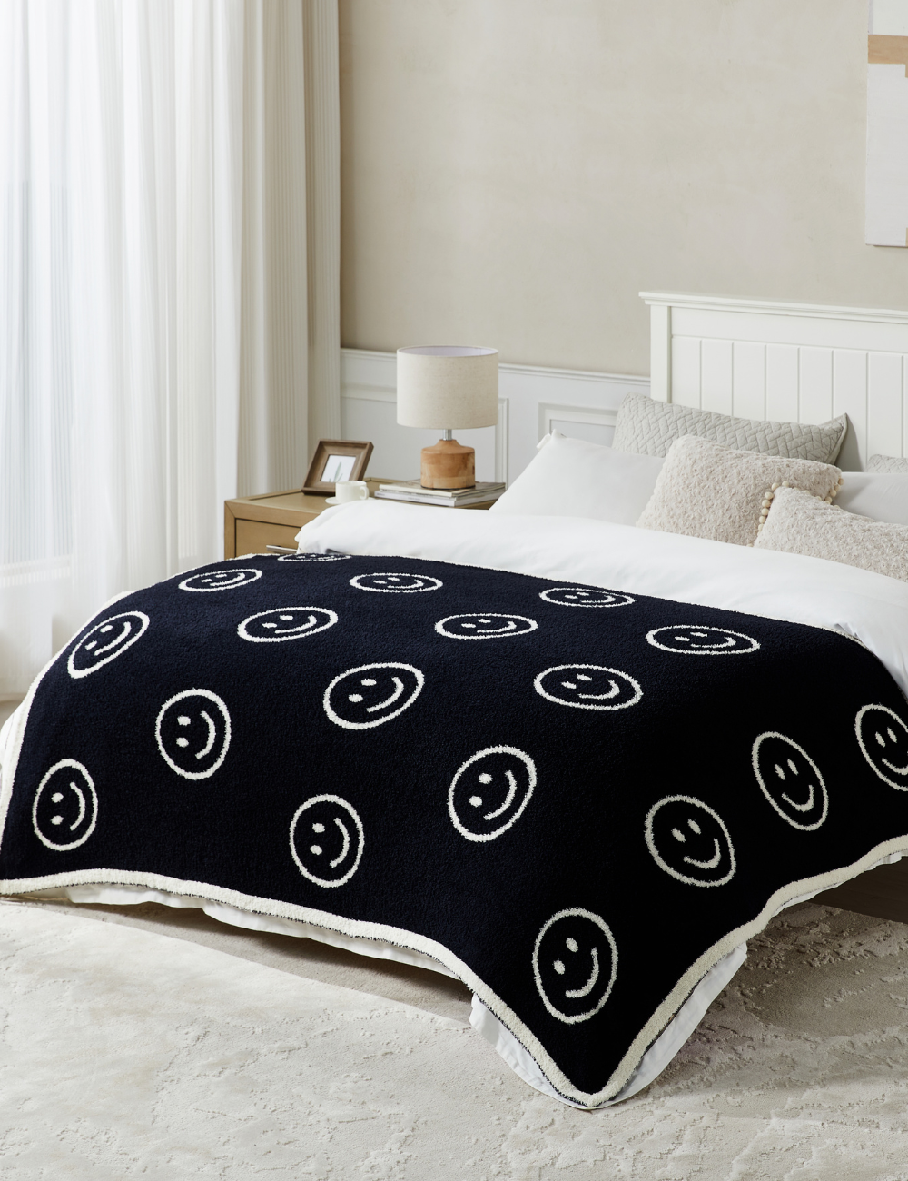 Smiley Buttery Blanket
