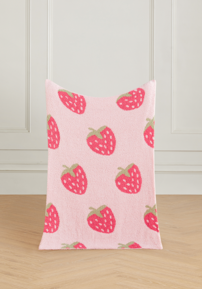 Strawberry Buttery Blanket- Stroller