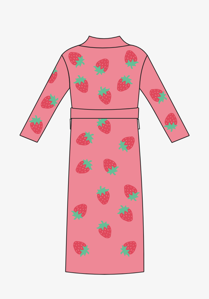 Strawberry Buttery Robe- Women's