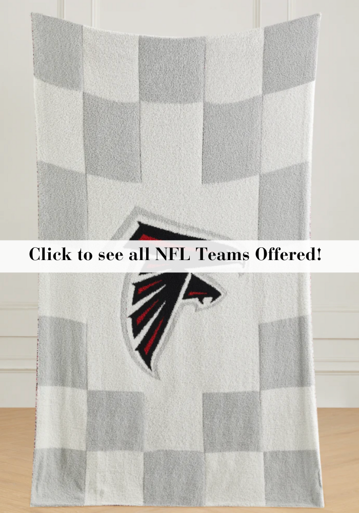 NFL Buttery Blanket- Grey Check