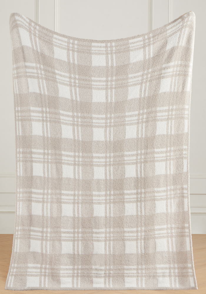 Windowpane Buttery Blanket