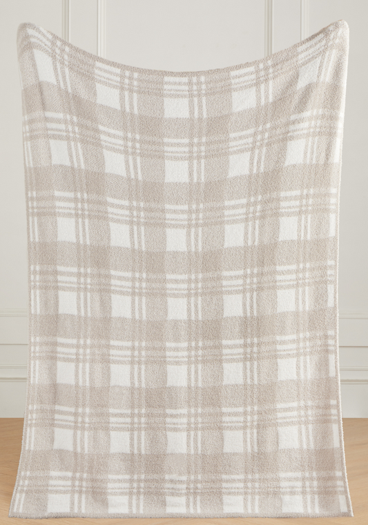 Windowpane Buttery Blanket- Pre Order Nov 14th