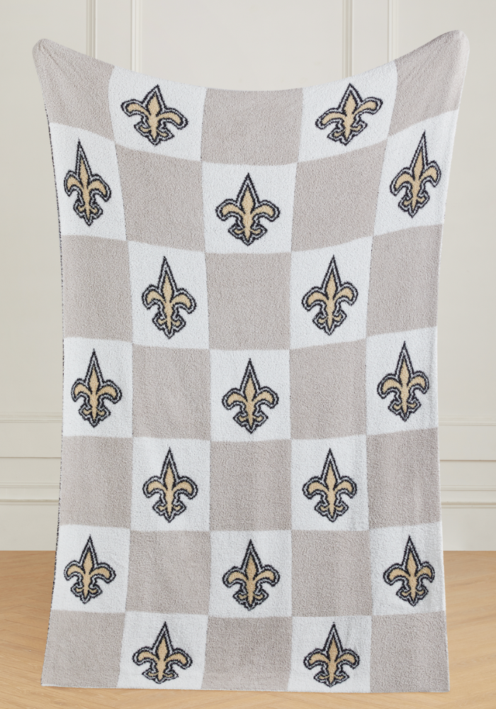 NFL Buttery Blanket- Neutral Check